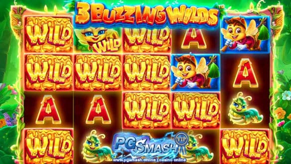 เกมสล็อตpgเว็บตรง 3 Buzzing Wilds Bomb